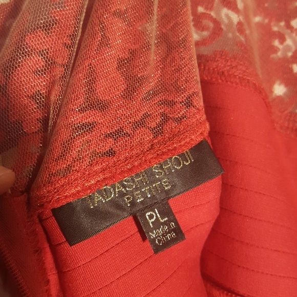 Tasdashi Shoji red full length dress - Picture 6 of 10